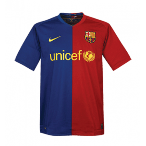 2008-2009 Barcelona Retro Home Kit Soccer Jersey